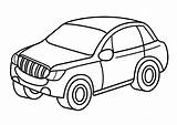Jeep Pages Coloring Print sketch template