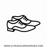 Colorear Zapatos Vestir Ultracoloringpages sketch template