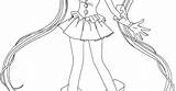 Idol Coloring Pages Anime sketch template