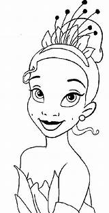 Coloring Pages Disney Tiana Colorear Princess Para Dibujos Colouring Princesa Princesas Kids sketch template