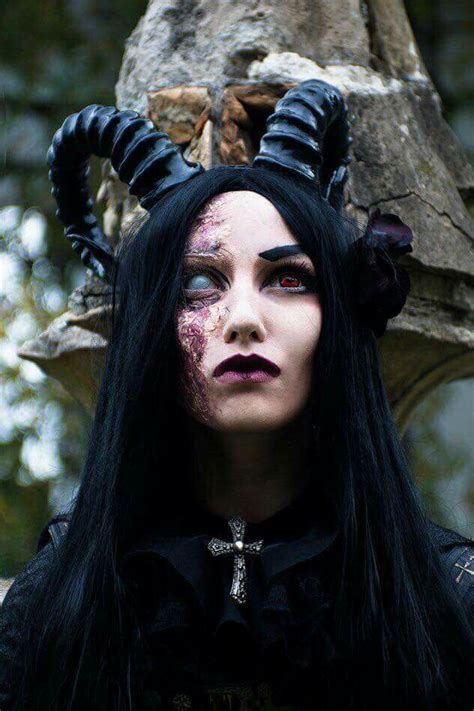 Women Of Fantasy Demon Makeup Sfx Makeup Costume Makeup Skull Makeup