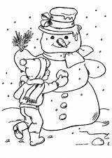 Neige Coloriage Bonhomme Imprimer Coloring Dessin Un Colorier Pages Snow Nature Printable Snowman Dessins Winter Bonhommes Drawing Sur sketch template