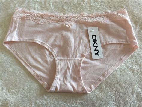 Dkny Ladies Knickers Uk Us L Ca Mx G Eu Jp 75 Bnwt Rrp 12 Pink Dim