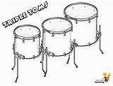Musical Bongo Drums Toms Yescoloring sketch template