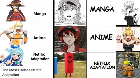 manga anime netflix adaptation edition anime memes  true fans