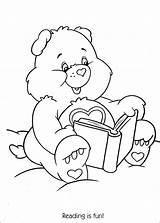 Coloring Pages Care Reading Bears Fun Printable Bear Cartoon Para Colorear Disney Pintar Books Kids Dibujos Sheets Drawings Birthday Osos sketch template