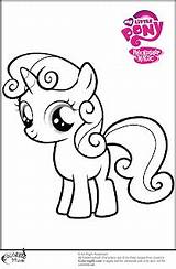 Coloring Belle Pages Sweetie Little Mlp Pony Print Printable Activities Time Positive Save sketch template