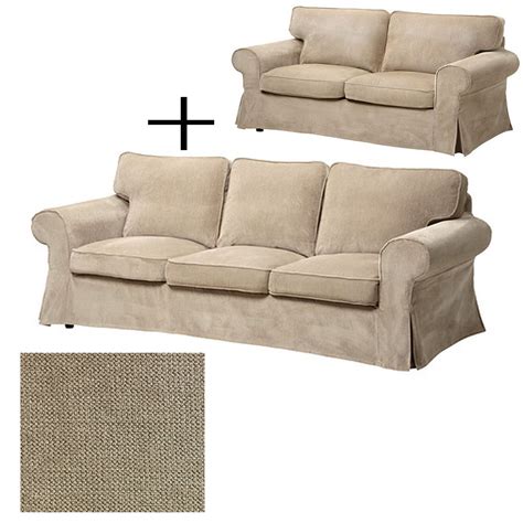 ikea ektorp    seat sofa slipcovers sofa loveseat covers vellinge beige