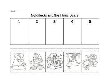 goldilocks    bears sequencing goldilocks