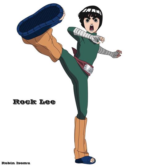 Rock Lee From Naruto By Isomu On Deviantart