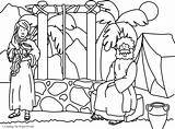 Well Woman Coloring Pages Bible Library Clipart God Jesus Choose Board Craftingthewordofgod sketch template