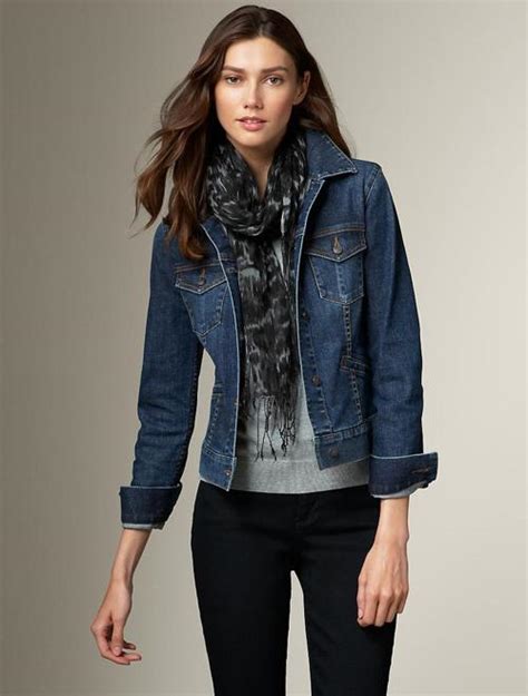 womens denim jacket style famous outfits women
