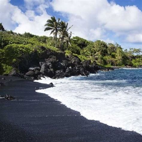 7 spectacular black sand beaches around the world