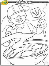 Coloring Crayola Burgers Grillin Some Pages Labor Choose Board sketch template