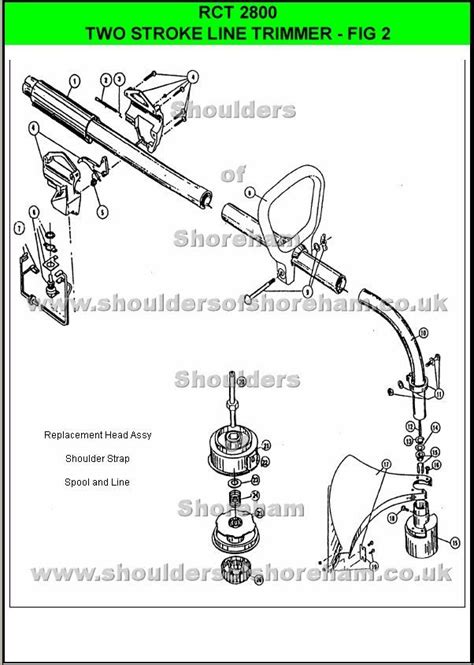 ryobi electric trimmer parts diagram