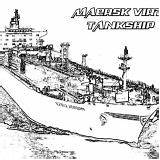 Coloring Carrier Aircraft Ship Pages Maersk Tankship Virtue Cvn Navy sketch template