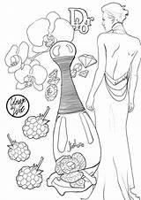 Dior Adulte Colorier Coloriages sketch template