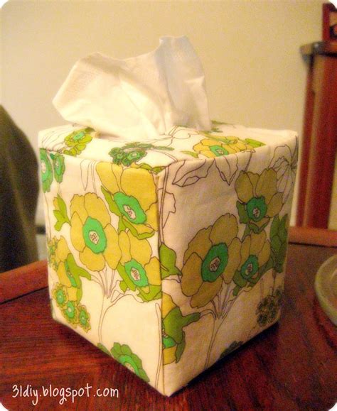 diy tissue box cover tutorial