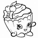 Coloring Pages Shopkins Cupcake Queen Activity Kids Super Cute Top sketch template