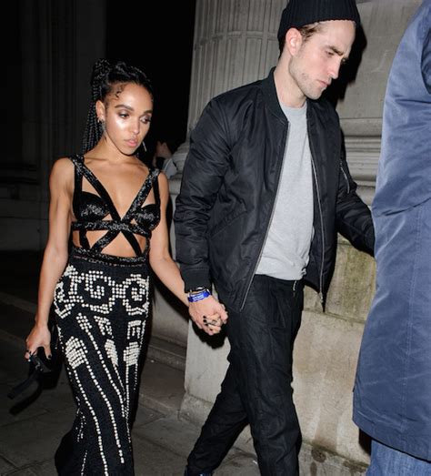 dlisted robert pattinson and fka twigs got all “canoodly” at a brit awards afterparty