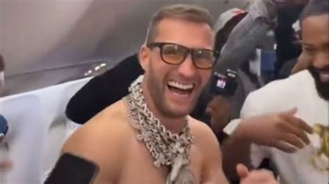 Kirk Cousins Goes Viral After Dancing On Plane Shirtless With Chains