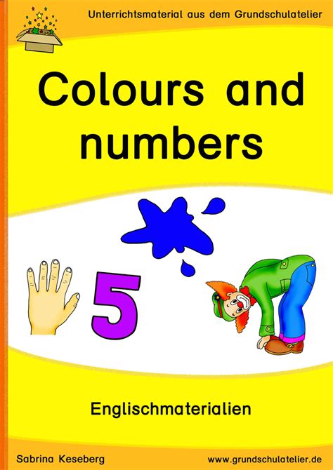 colours  numbers farben zahlen leseuebungen