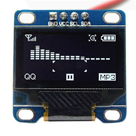 white oled serial display module    phipps electronics