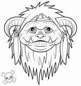 Coloring Pages Labyrinth Ludo Jim Movie Tattoo Spears Britney Color Characters Drawings Hensons Henson Goblin King Labrynth Colouring Clipart Film sketch template