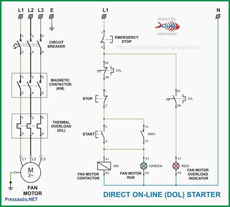 hager single phase contactor wiring diagram