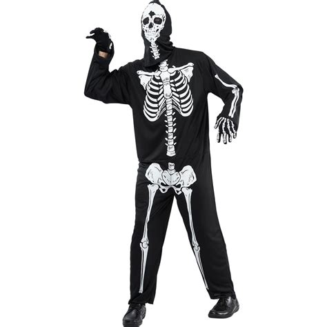 scary skelett halloween kostuem