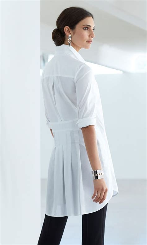 black label  pleated  shirt pretty pleats give  white button   modern makeover