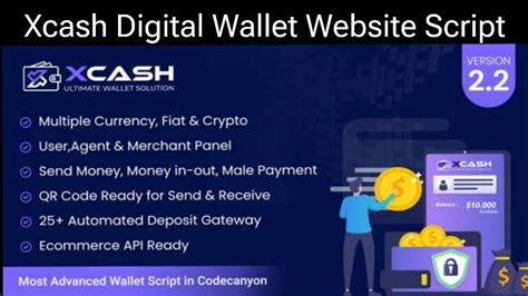 create ultimate digital wallet website  xcash  php script