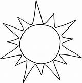 Sun Coloring Printable Template Outline Kids Colouring Cut Templates Pages Tattoo Cool Choose Board Print Google Cricut Summer Adult Solar sketch template