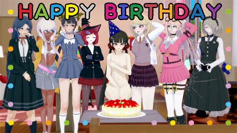 Rule 34 3d Akamatsu Kaede Birthday Birthday Cake Birthday Suit