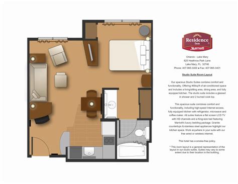 residence inn  bedroom suite floor plan floorplansclick