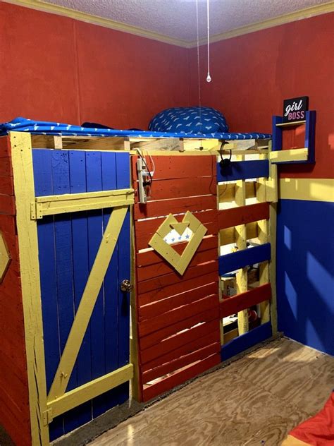 Pin By Kelley Bowden On Wonder Woman Loft Bed Home
