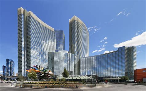 aria resort  casino pelli clarke pelli architects archdaily