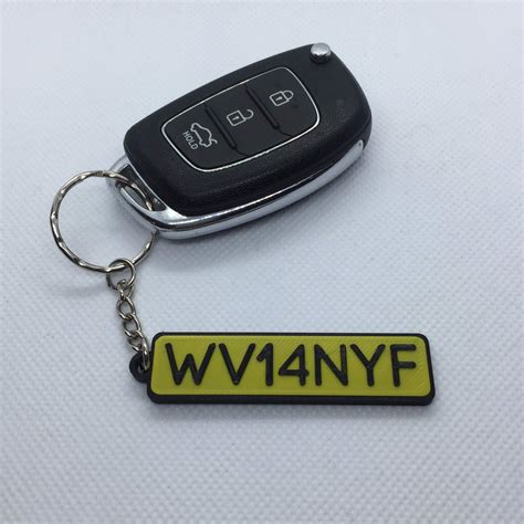 car number plate key ring car reg keyring number plate keychain buy