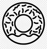 Donuts Doughnut Dunkin Pinclipart sketch template