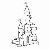 Kastelen Kasteel Torens Hoge Simpele Tekst Leukvoorkids Berg sketch template