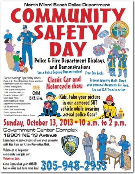 nmb annual community safety day sunday october