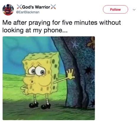 prayer is hard tired spongebob know your meme