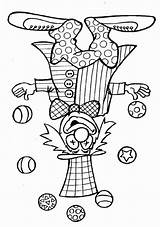 Clown Chapeau Balles Humain Maternelle Clowns Carnaval Rondes Coloriages Résultat Escargot Danieguto sketch template