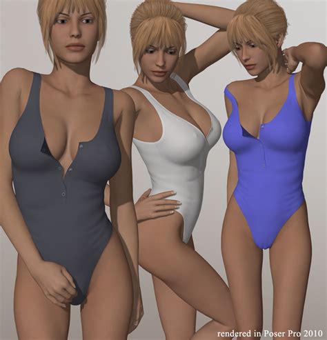 thong bodysuit lingerie i for v4a4g4s4elite and poser 3d figure assets 3d age