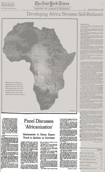 panel discusses ‘africanization the new york times