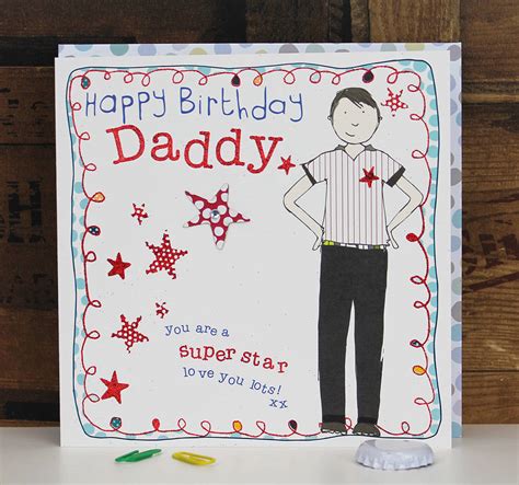 Happy Birthday Daddy Card By Molly Mae