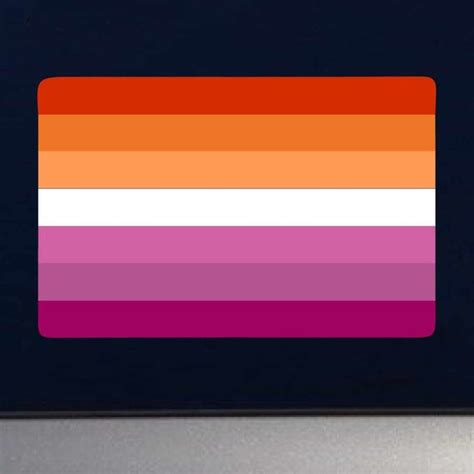 New Alternate Lesbian Flag Lgbt Pride Indoor Outdoor Vinyl Etsy