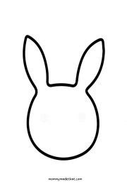 bunny rabbit templates tons  shapes sizes