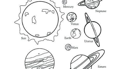 solar system coloring pages  coloring pages
