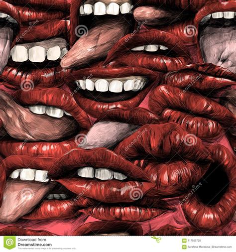 women`s lips stock vector illustration of female scarlet 117555720